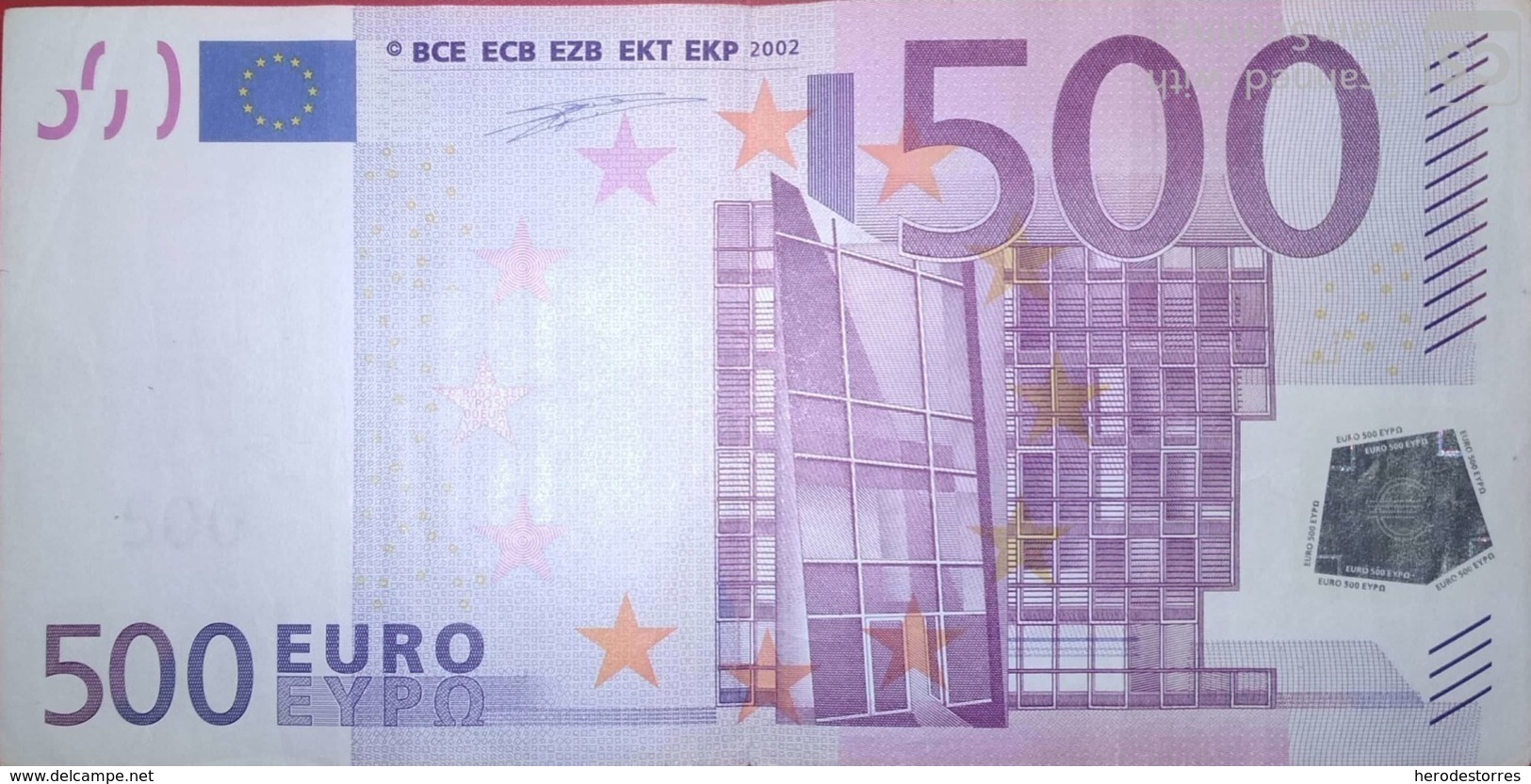 500 EURO ALEMANIA(X), R003A, Low Nummer,DUISEMBERG - 500 Euro