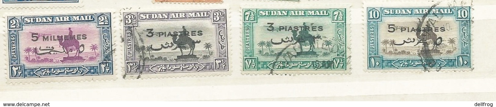 Sudan 1938 Sg 74-77 Air Set Used Cv £65 - Soudan (...-1951)