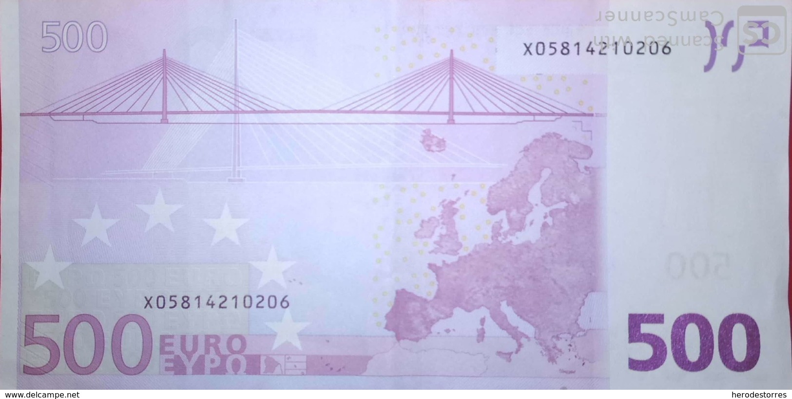 500 EURO ALEMANIA(X) Low Nummer, R012A Año 2002, Segunda Firma TRICHET - 500 Euro