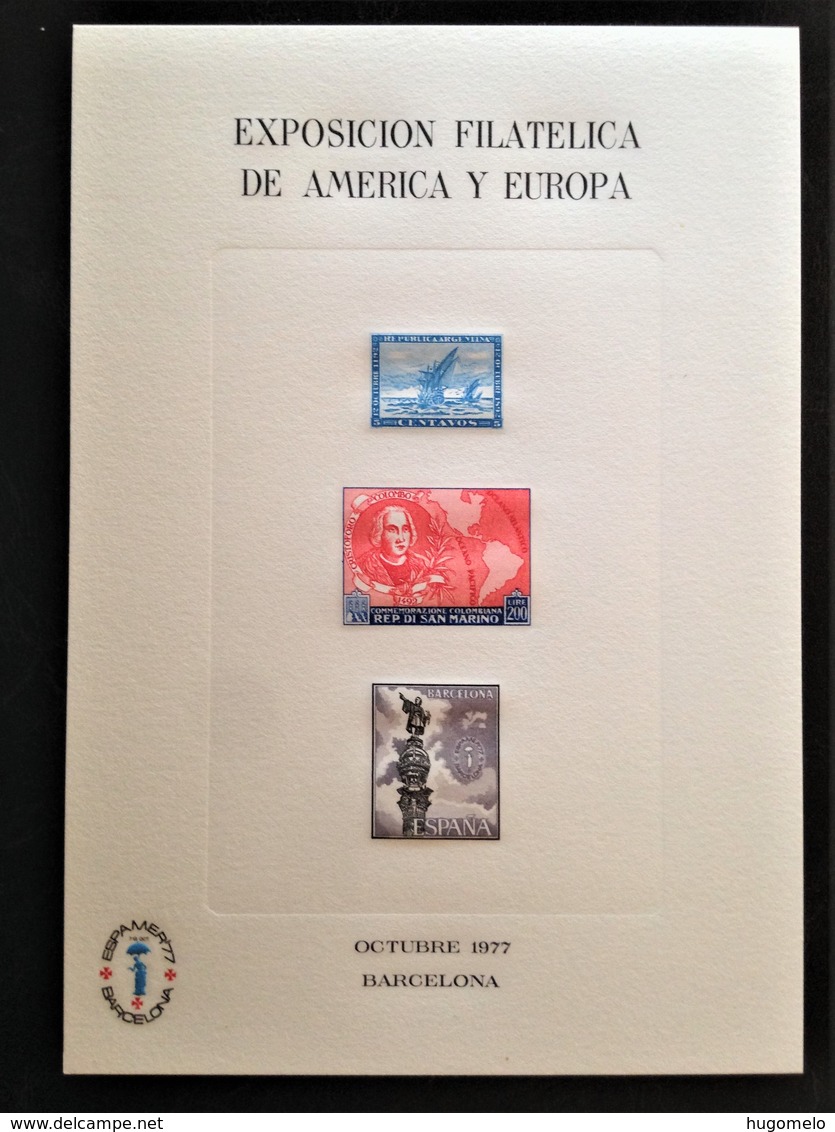 Spain, Uncirculated Stamped Stationery, "Exposición Filatelica De America Y Europa", Barcelona, 1977 - Other & Unclassified