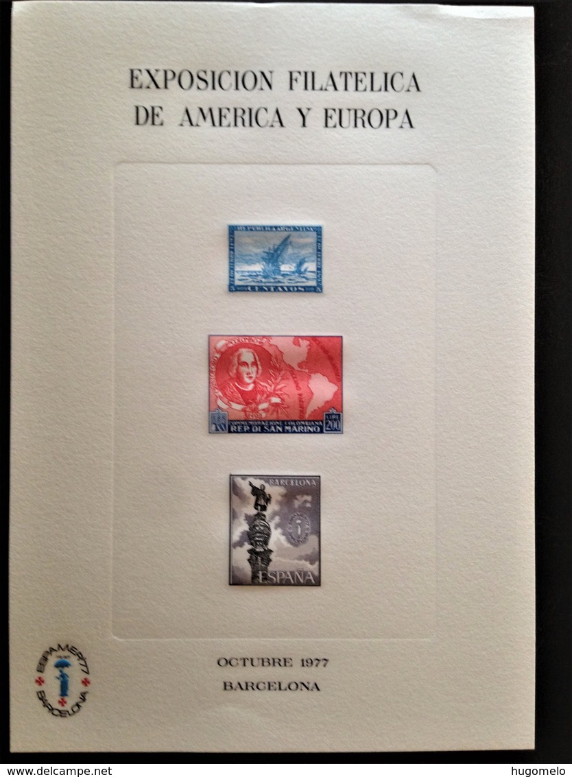 Spain, Uncirculated Stamped Stationery, "Exposición Filatelica De America Y Europa", Barcelona, 1977 - Other & Unclassified