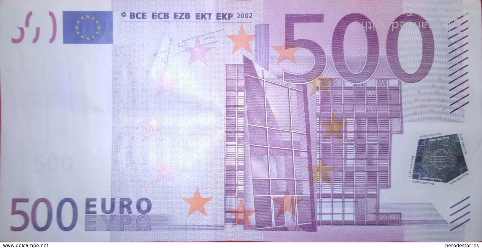 500 EURO ALEMANIA(X) Low Nummer, R017, Año 2002, Segunda Firma TRICHET - 500 Euro
