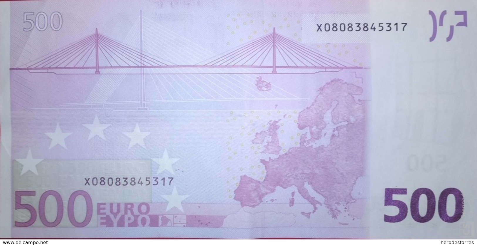 500 EURO ALEMANIA(X) Low Nummer, R017, Año 2002, Segunda Firma TRICHET - 500 Euro