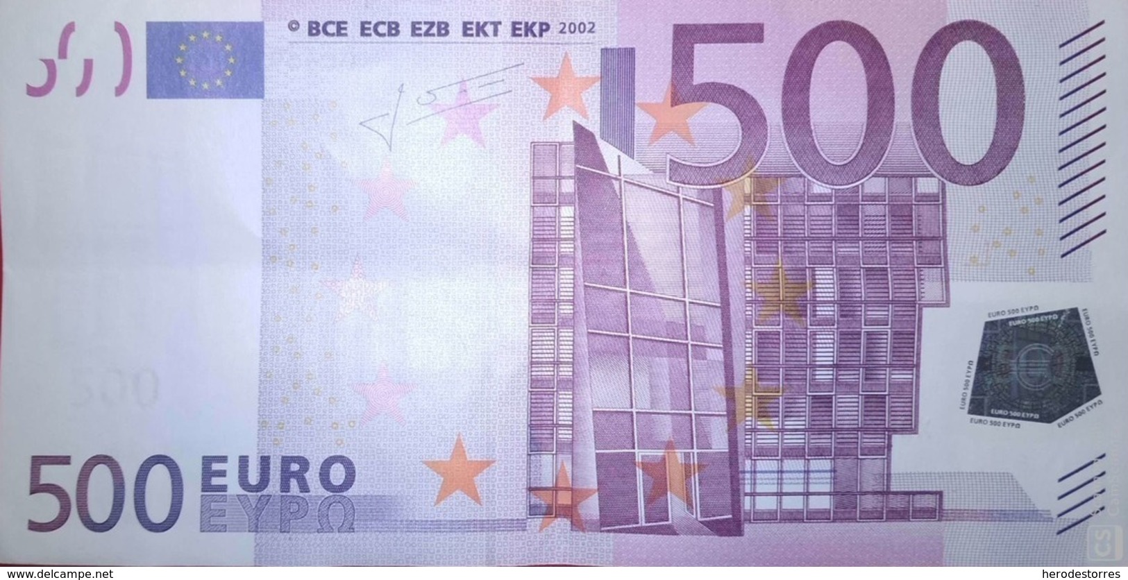 500 EURO ALEMANIA(X) Low Nummer, R013, Año 2002, Segunda Firma TRICHET - 500 Euro