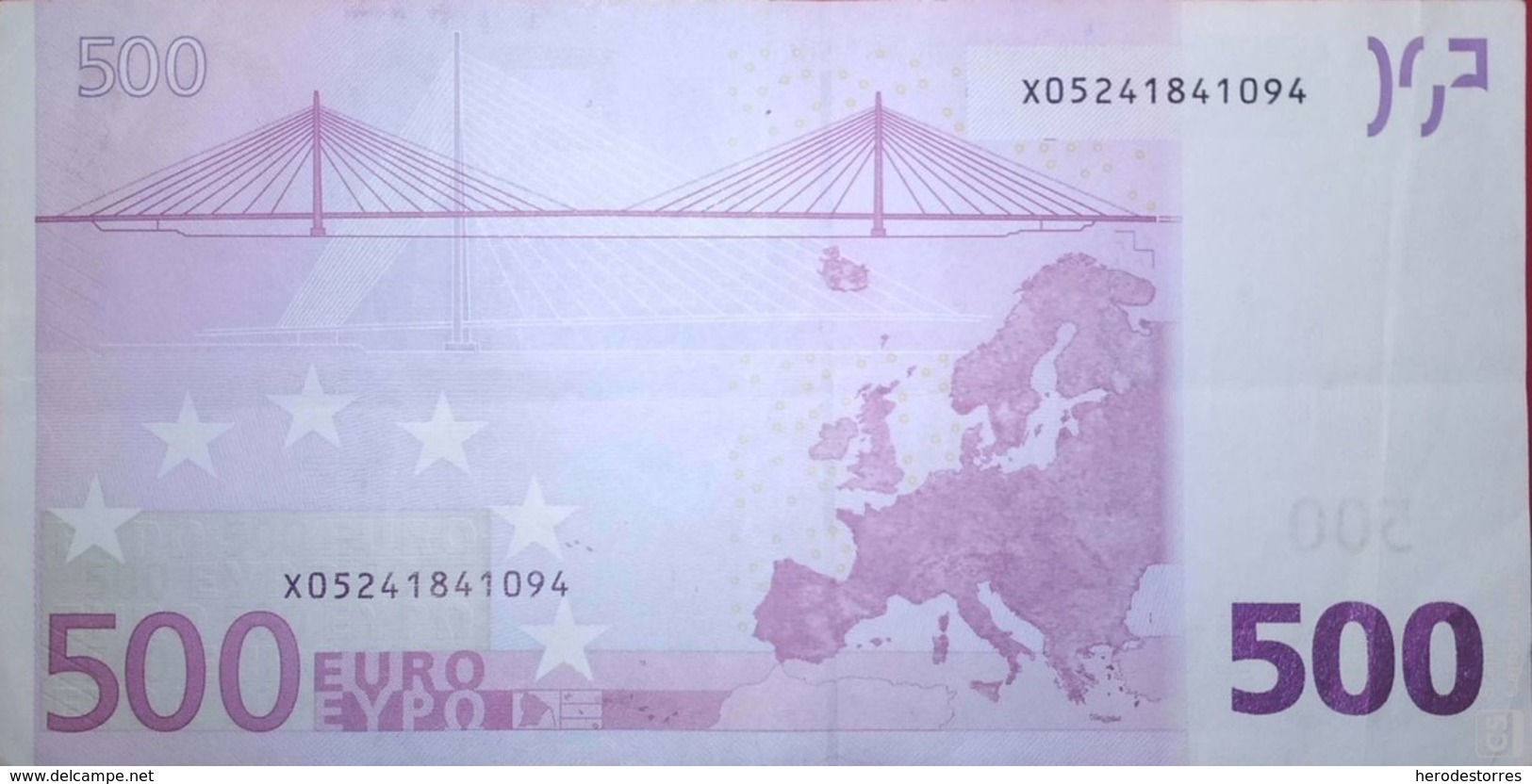 500 EURO ALEMANIA(X) Low Nummer, R010, Año 2002, Segunda Firma TRICHET - 500 Euro