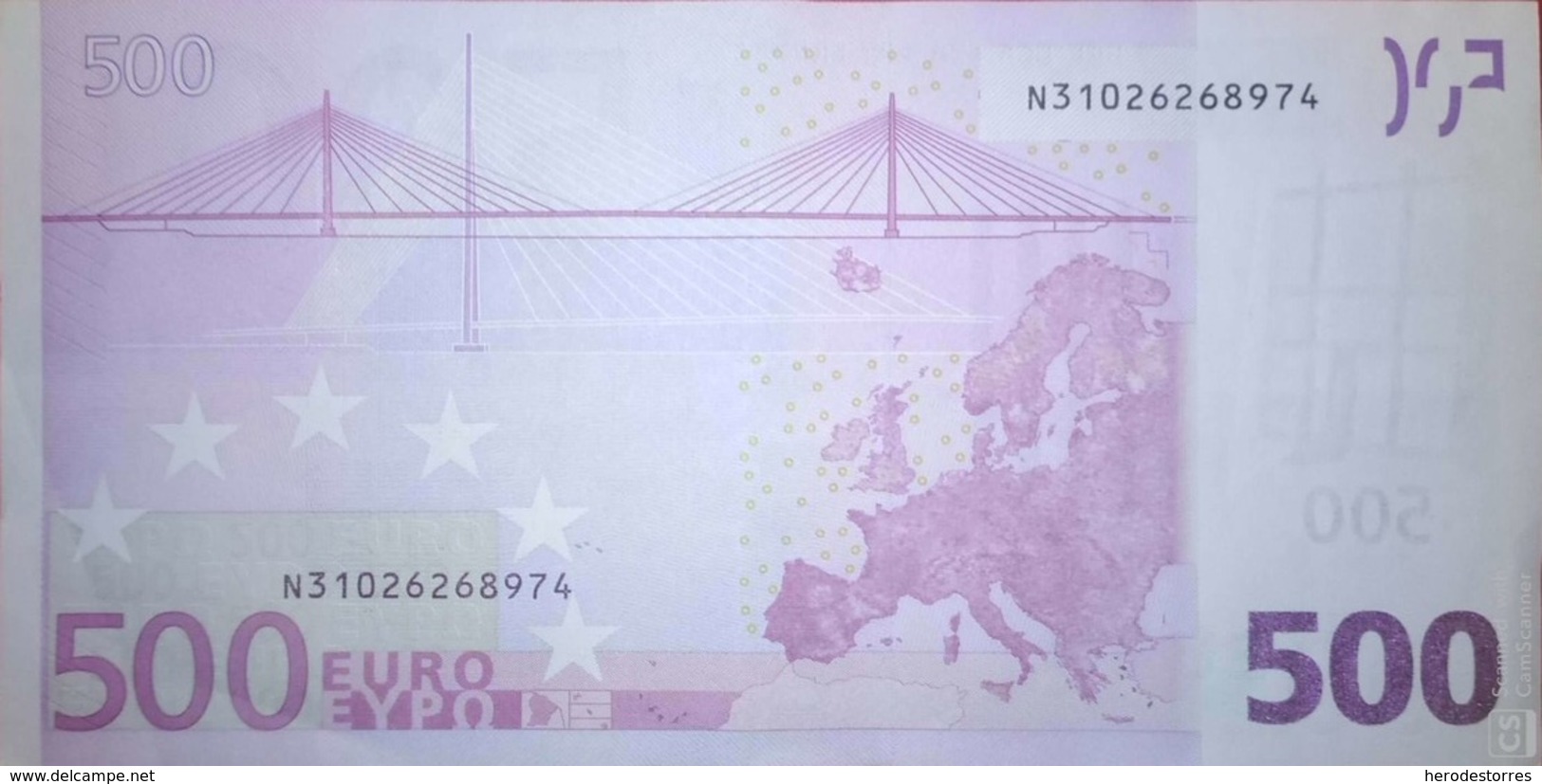500 EURO AUSTRIA(F), F003A, Año 2002, Segunda Firma TRICHET - 500 Euro