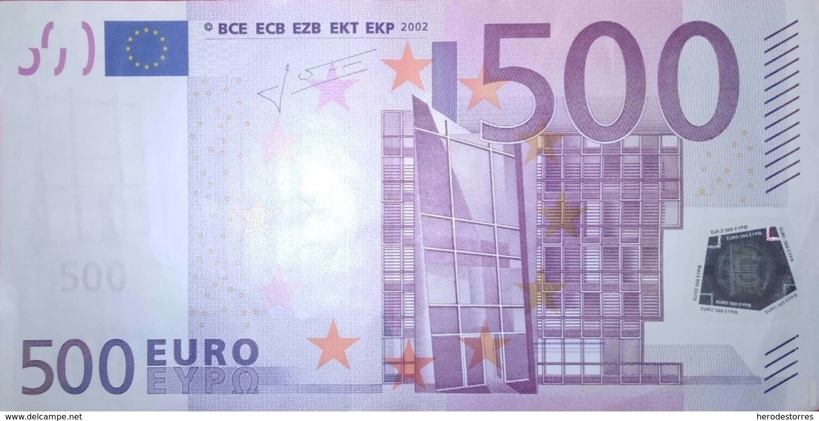 500 EURO AUSTRIA(F), F003A, Año 2002, Segunda Firma TRICHET - 500 Euro