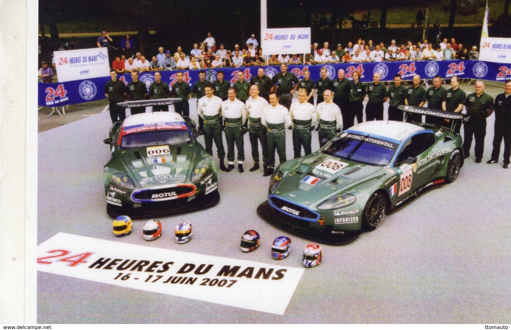 24 Heures Du Mans 2007  -  Equipe Aston Martin DBR9  -  Carte Moderne  - CPM - Le Mans