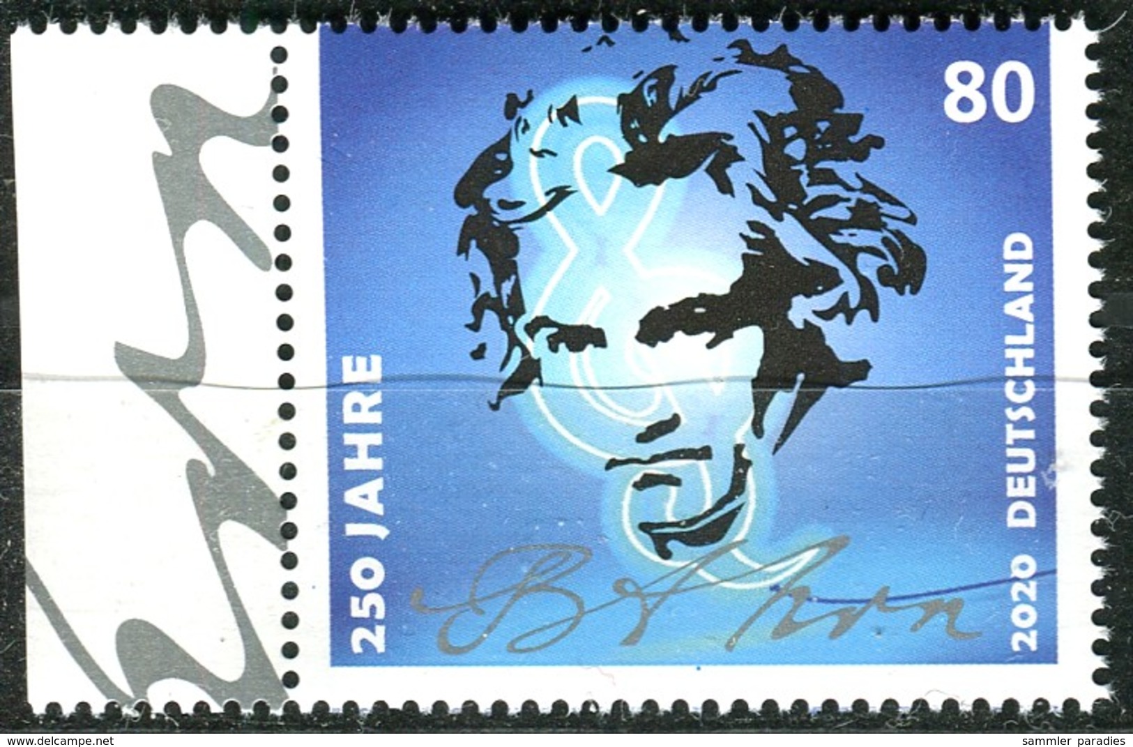 BRD - Mi 3513 - ** Postfrisch (N) - 80C             Ludwig Van Beethoven - Ausgabe 02.01.2020 - Nuovi