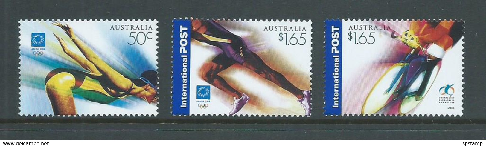 Australia 2004 Summer Olympic Games Athens Set 3 MNH - Nuevos