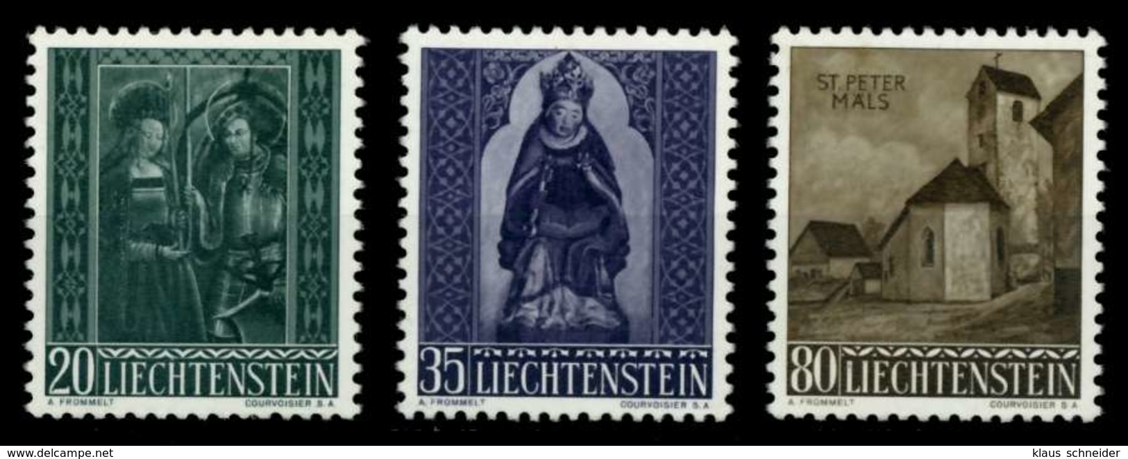 LIECHTENSTEIN 1958 Nr 374-376 Postfrisch X6F6A3E - Nuevos