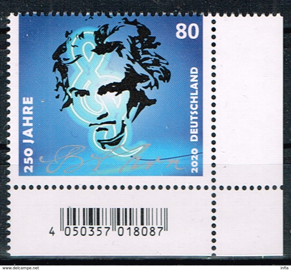 Bund 2020, Michel # 3513 ** 250. Geburtstag Von Beethoven - Unused Stamps