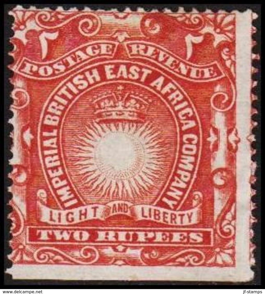 1890. IMPERIAL BRITISH EAST AFRICA COMPANY.   TWO RUPEES.  (MICHEL 18A) - JF318598 - Afrique Orientale Britannique