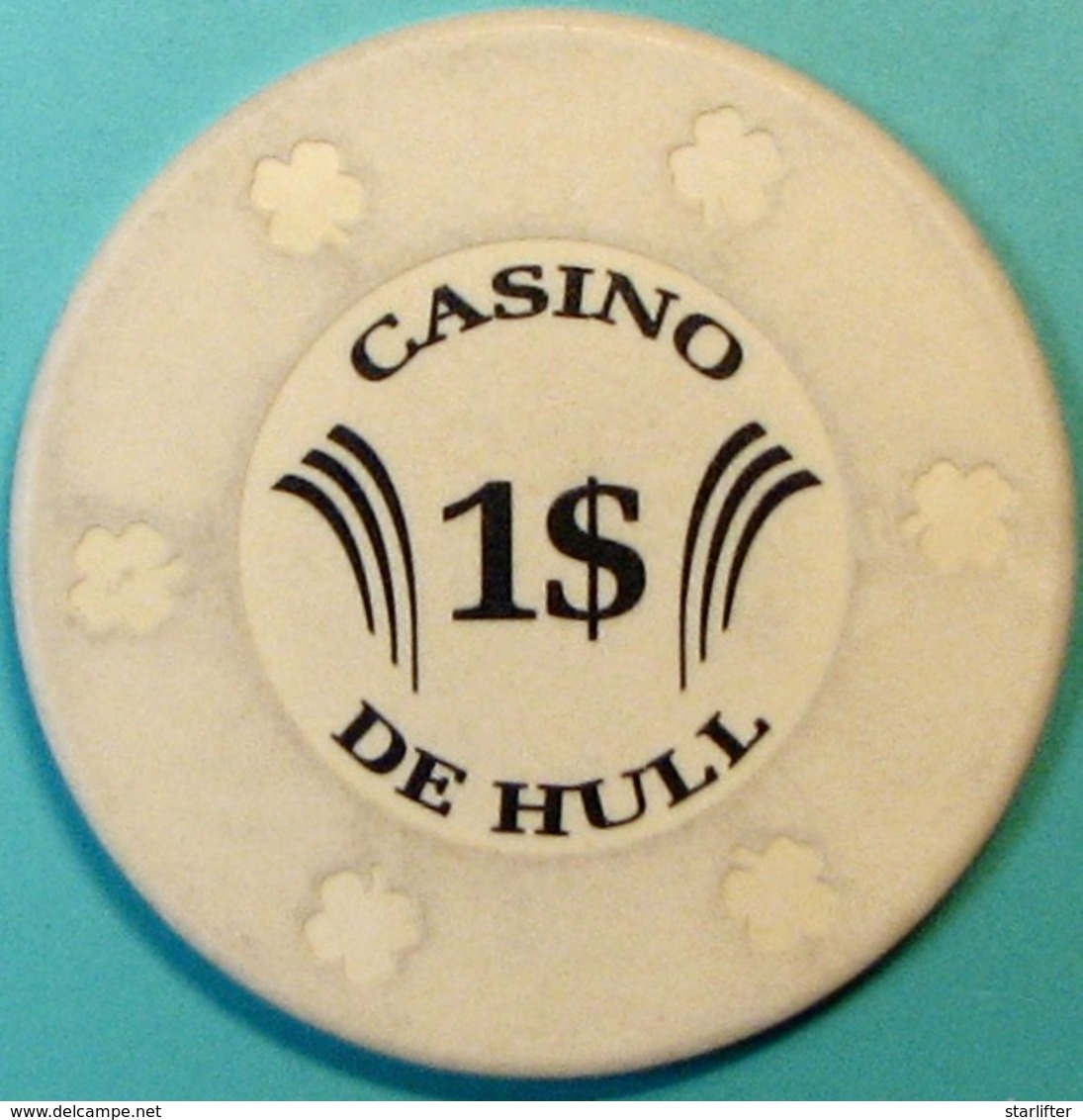 $1 Casino Chip. Casino De Hull, Quebec, CAN. S46. - Casino