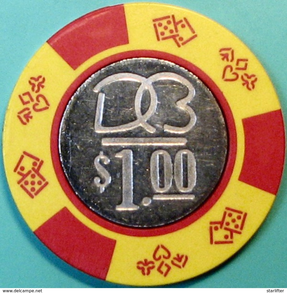 $1 Casino Chip. Dorado Beach, Dorado, Puerto Rico. S46. - Casino