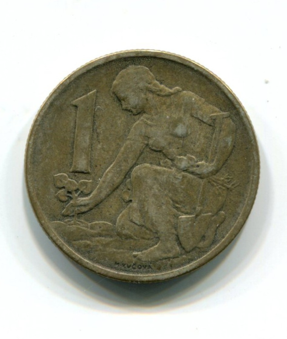 1962 Czechoslovakia 1 Crown Coin - Czechoslovakia