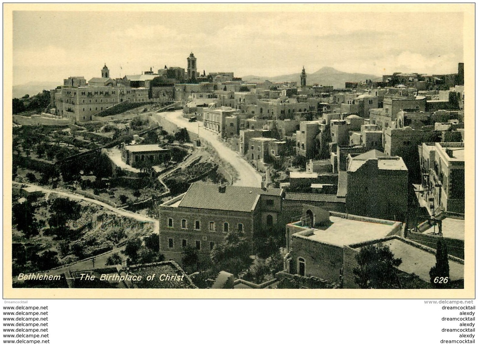 ISRAEL PALESTINE. Lot n°7 de 10 cpa. Jérusalem, Nazareth, Bethléhem, Monte Carmelo, Chevrières...