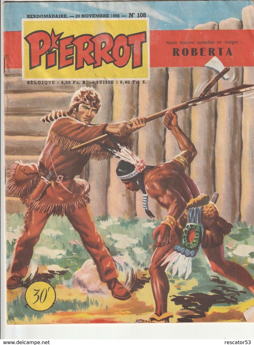 Rare Revue Pierrot 20 Novembre 1955 N°108 - Pierrot