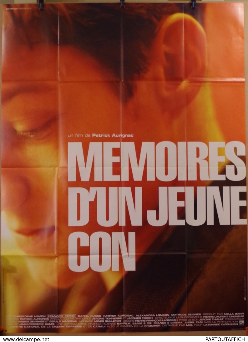 Aff Ciné Orig MEMOIRE D UN JEUNE CON 120X160cm Patrick Aurignac 1996 - Posters