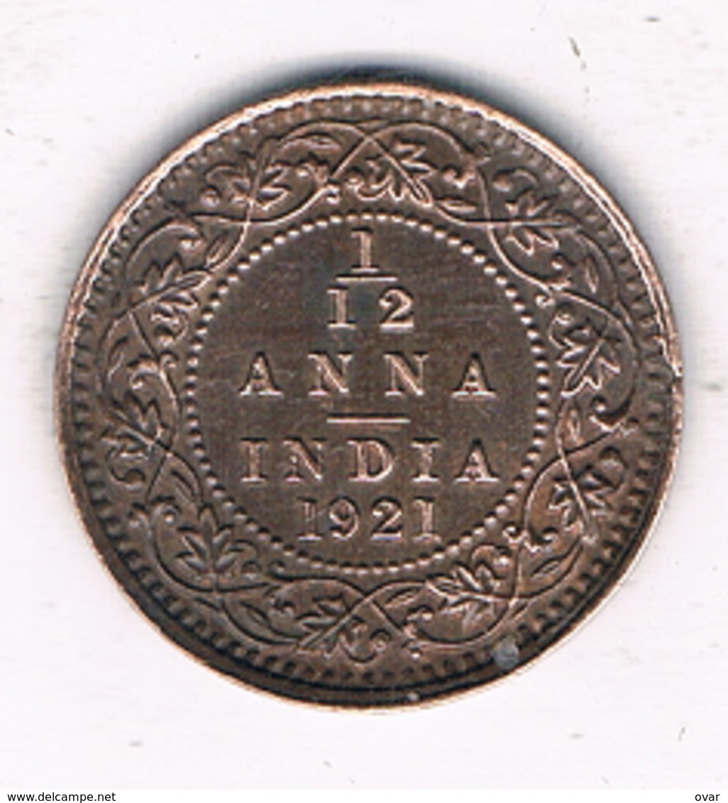 1/12 ANNA  1921 INDIA /34/ - India