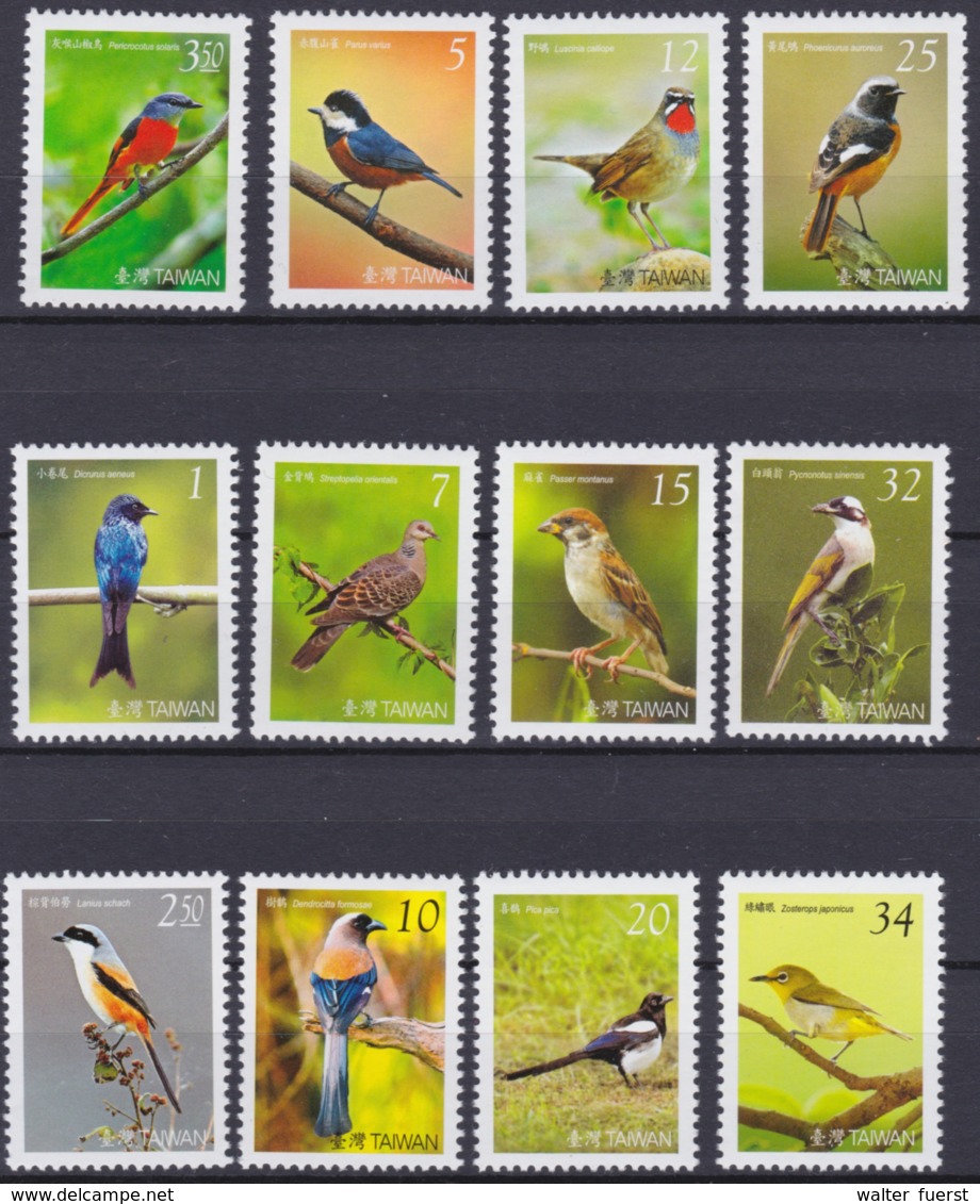 TAIWAN 2007/8, "Birds", 3 Series Unmounted Mint - Lots & Serien