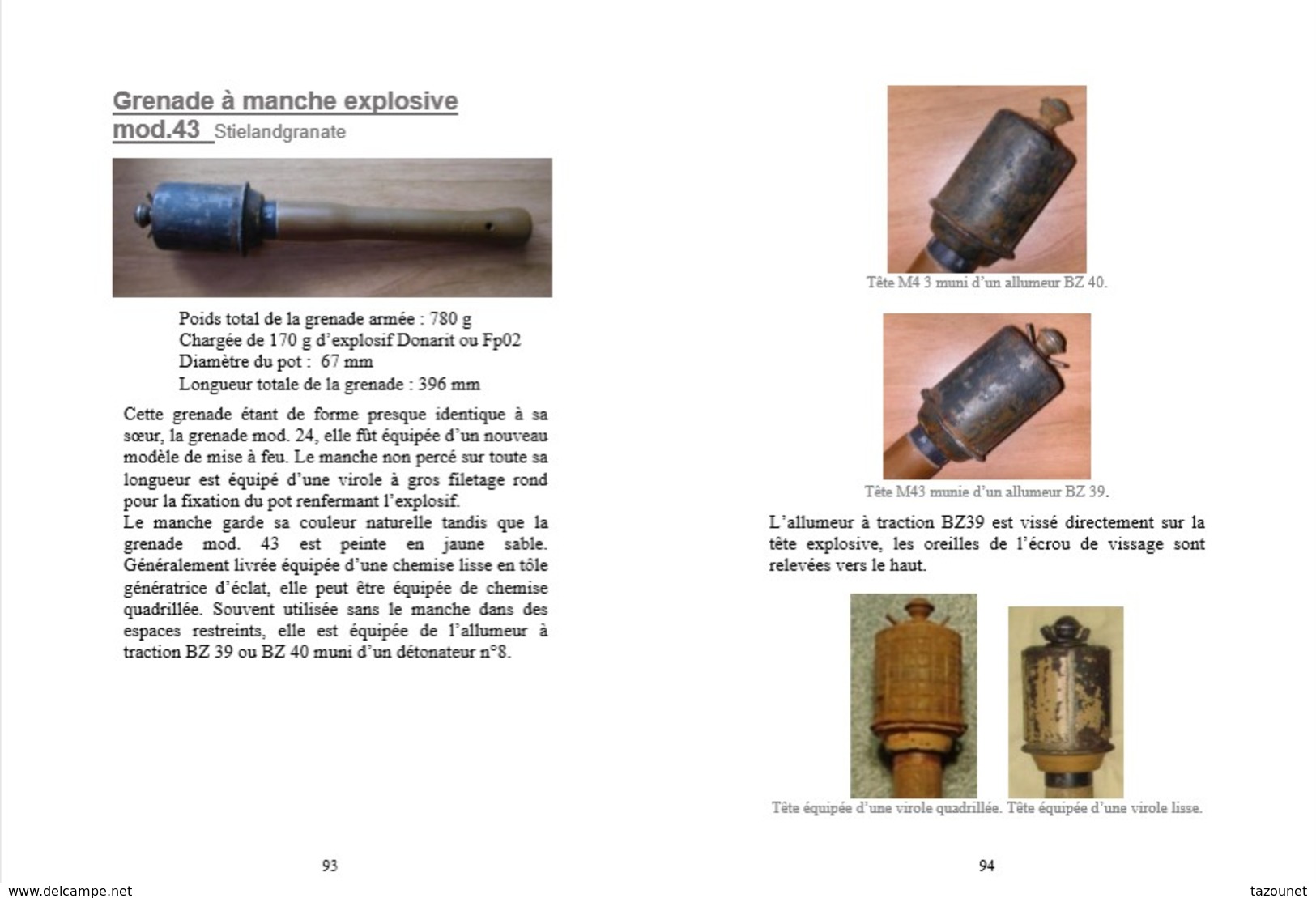 Livres De Documentation Sur Les Grenades, Mines 1914-18, 1939-45, Autres Casques, Armes Neutralisées - Français