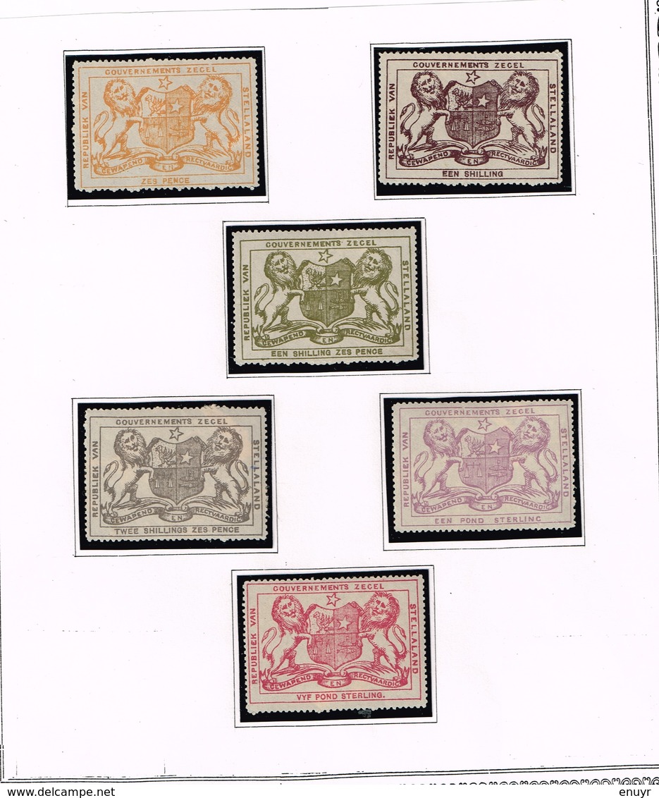 Stellaland + Oranje Vrystaat + Transvaal Ancienne collection Old collection. A identifier