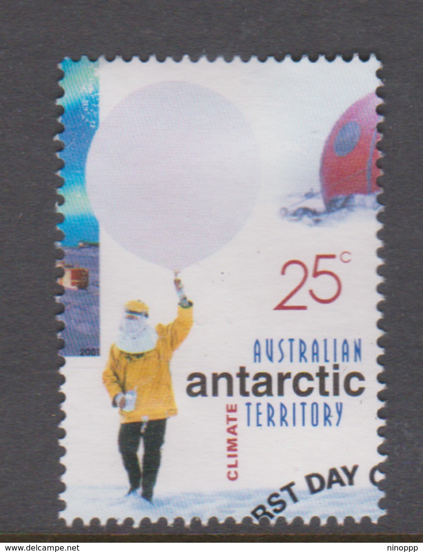 Australian Antarctic Territory ASC 138 2001 Australians In The Antarctic,Setlement And Science,Climate,used, - Used Stamps