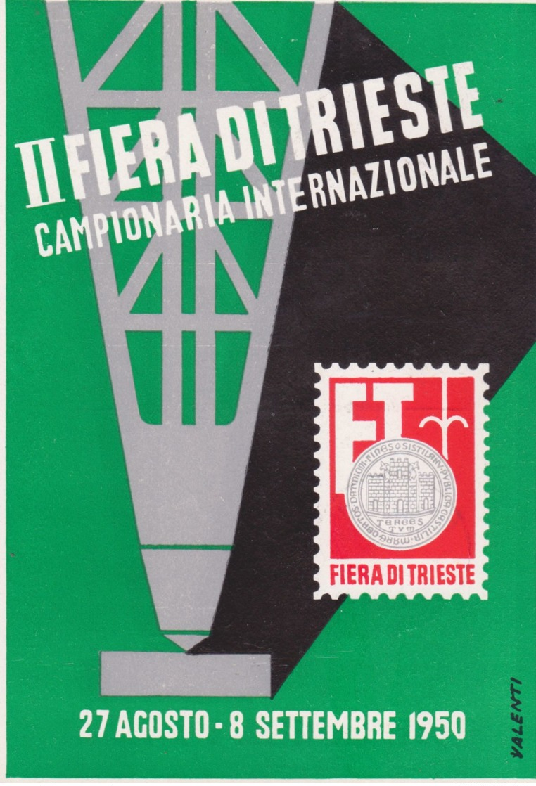 1950-Trieste II Fiera Campionaria Internazionale - Borse E Saloni Del Collezionismo