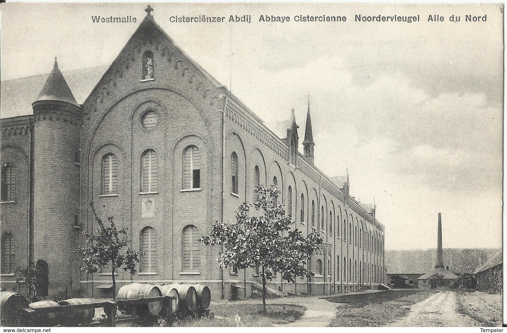 Westmalle. Cistercienzerabdij. De Noordervleugel 1937 (brouwerij) - Malle