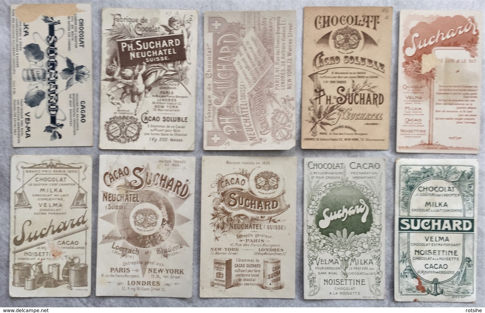 LOT De 10 CHROMOS Suchard - Suchard