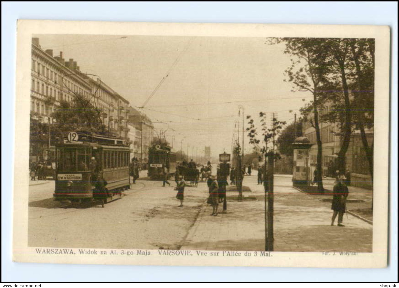 XX007762/ Polen Warszawa Warschau Straßenbahn AK - Polen