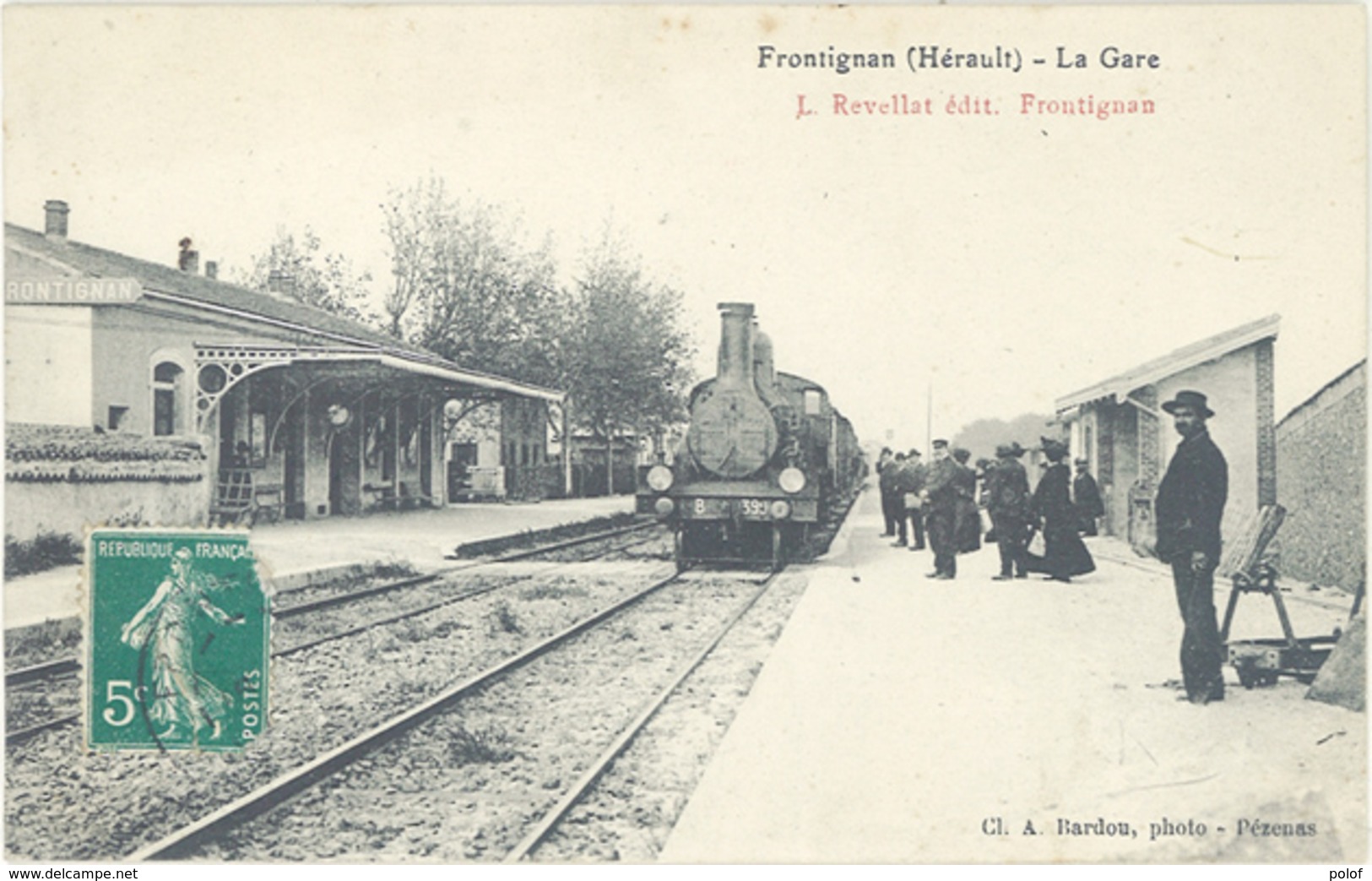 FRONTIGNAN - La Gare - - Train Bon Plan    (2025 ASO) - Frontignan