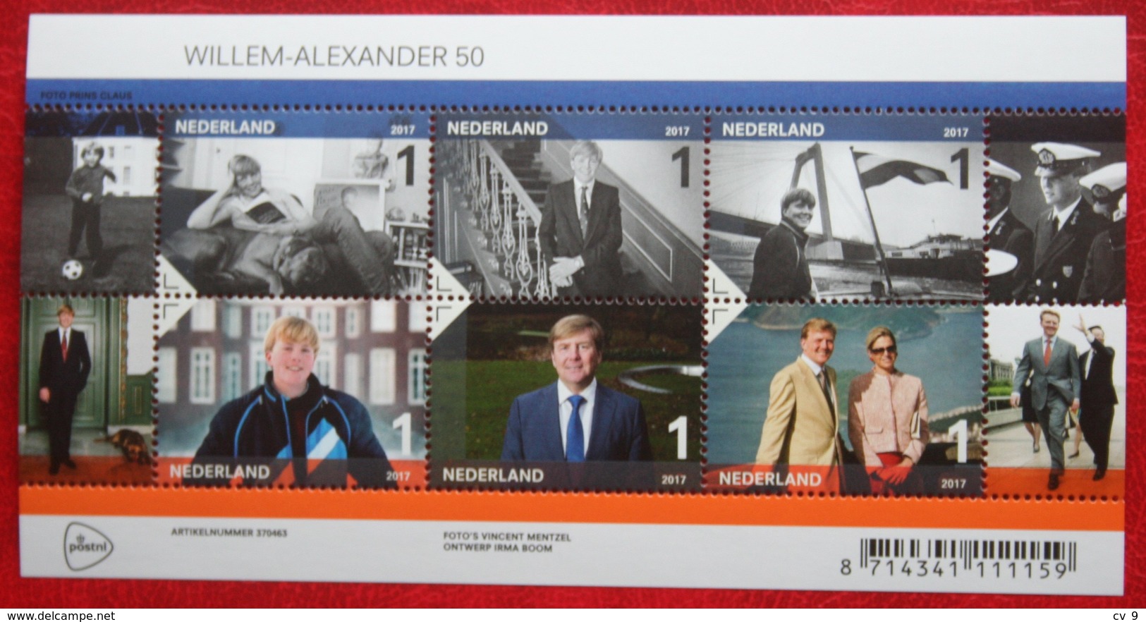 King Willem Alexander 50 Royals NVPH 3535 Mi 3594-3599 2017 POSTFRIS MNH ** NEDERLAND NIEDERLANDE - Nuevos