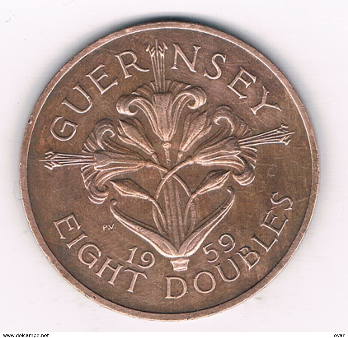 8 DOUBLES  1959 GUERNSEY /49/ - Guernsey