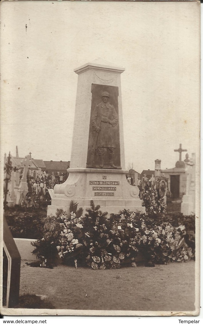 ATH - Carte-photo - Monument Aux Morts - A Nos Morts Glorieux 1914-1918 - Cimetière De ATH - Ath