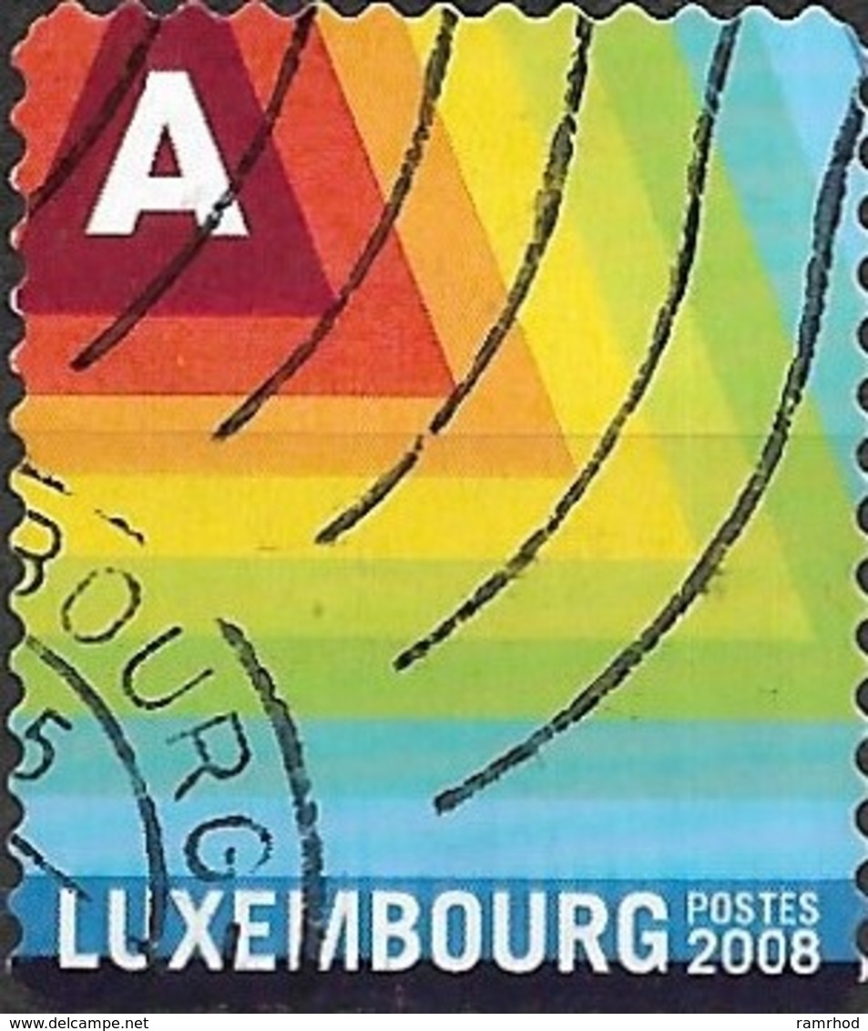 LUXEMBOURG 2008 A Top Left - A (50c) Multicoloured FU - Used Stamps