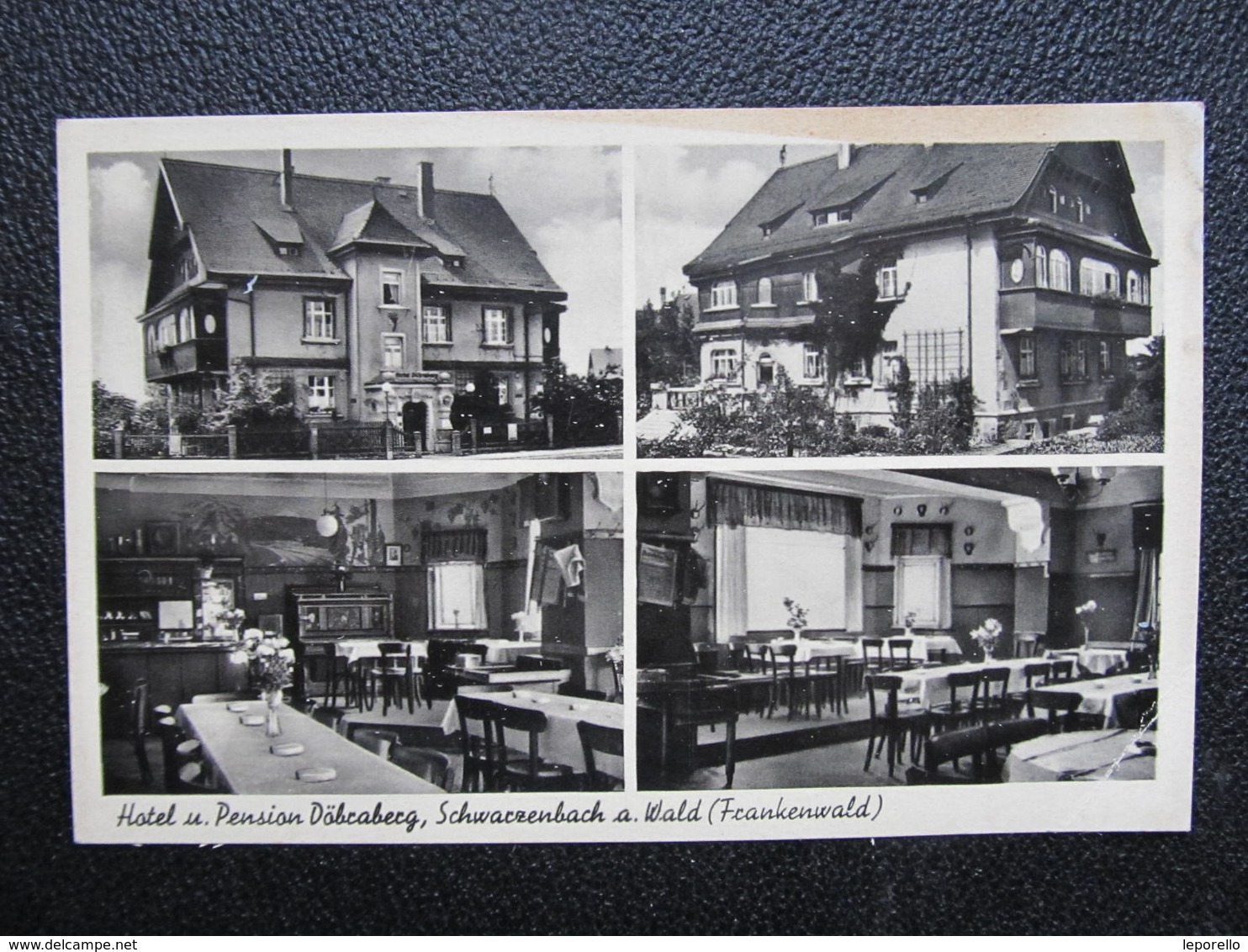 AK SCHWARZENBACH A. Wald Frankenwald Döbraberg Hotel Kr. Hof Ca.1940 ///  D*41458 - Hof