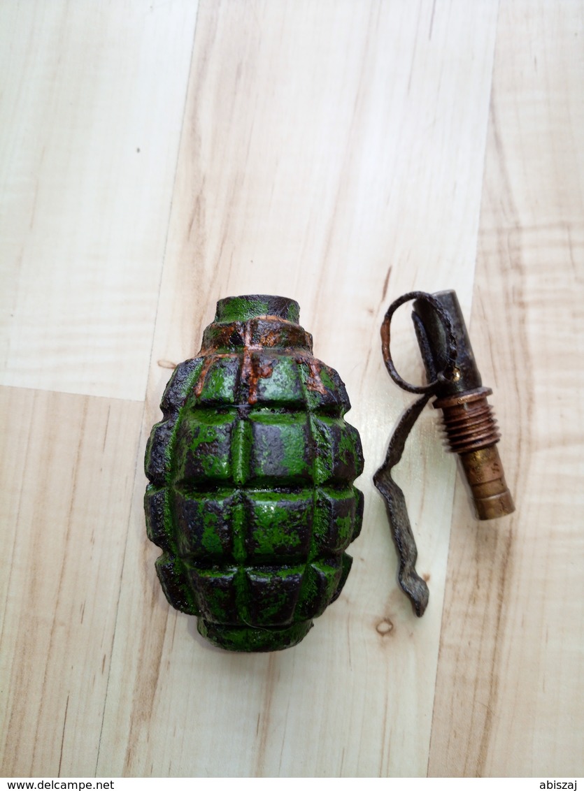 100% Original WWII F1 Russia GRENADE Neutralisé OBUS - Sammlerwaffen