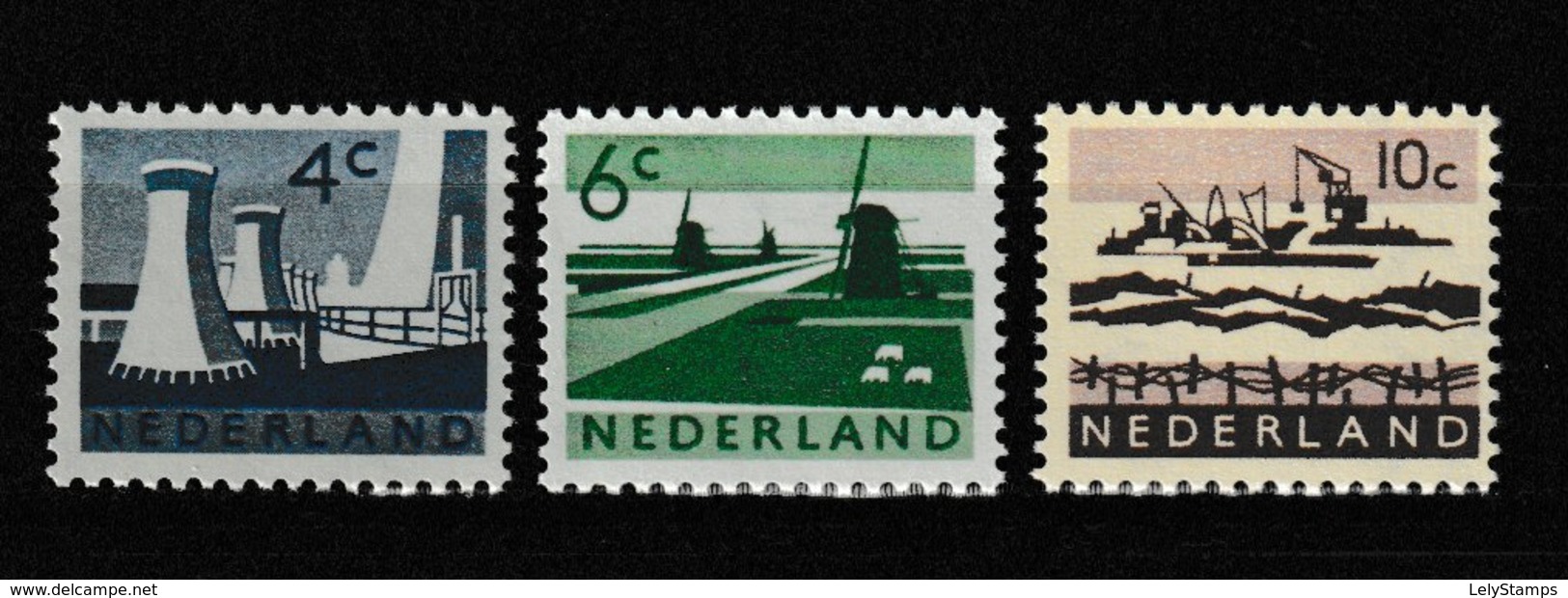 Nederland - Niederlande - Pays Bas NVPH 792 T/m 794 MNH ** (1963) - Nuovi