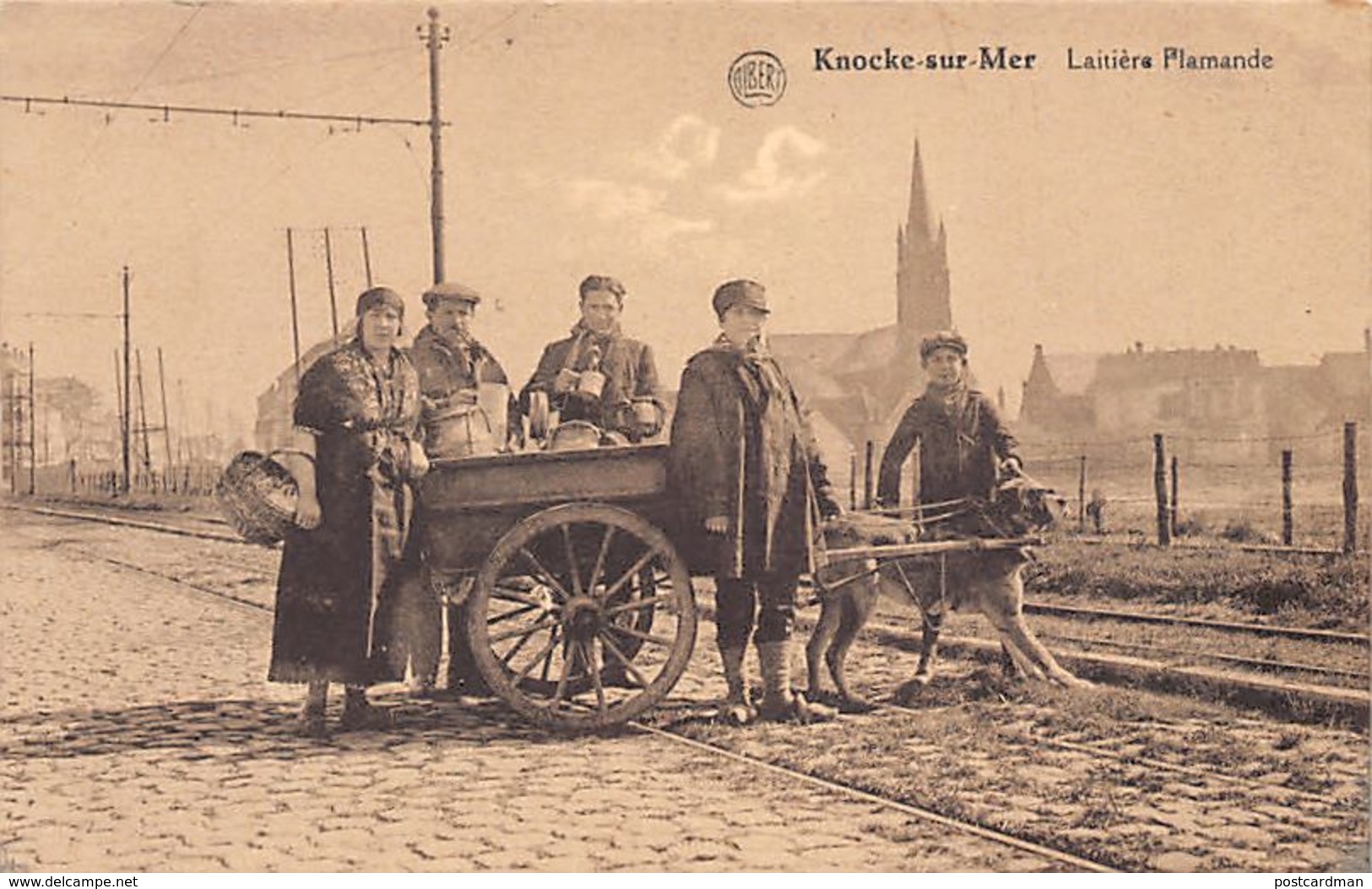 KNOKKE - Voiture à Chien - Laitière Flamande - Ed. Weber. - Knokke