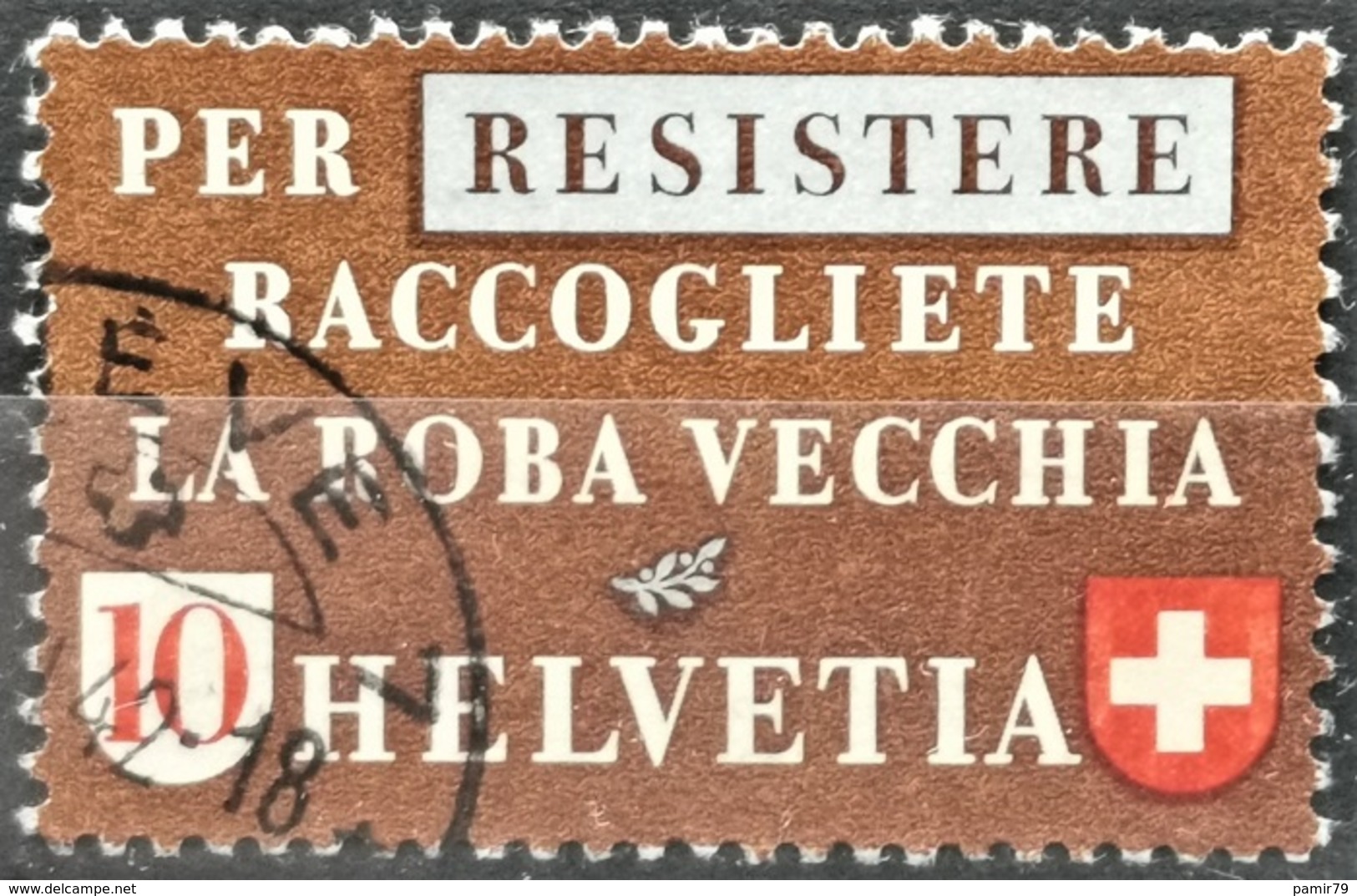 1942 Altstoffverwertung Italienisch MiNr: 407 - Gebruikt