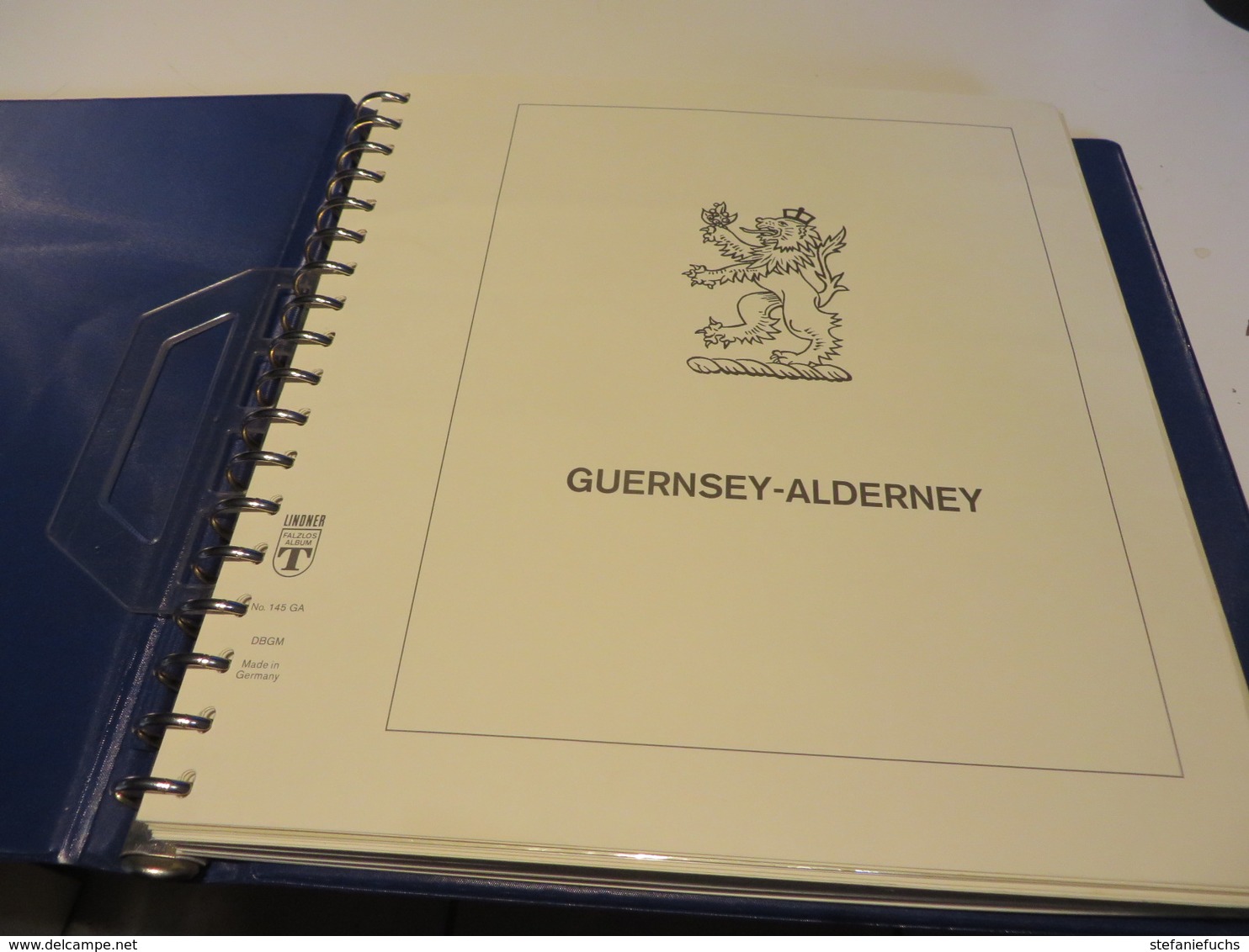 GUERNSEY - ALDERNEY 1983 Bis 2002  Posten  Mit  O /  ** /  Auf  2 X LINDNER -T -VORDRUCKTEXT   Im  BINDER Mit SCHUBER - Collections (with Albums)