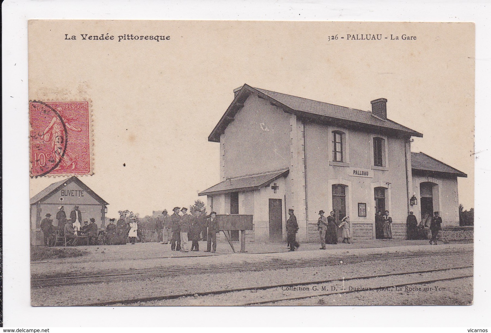 CP 85 PALLUAU La Gare - Autres & Non Classés