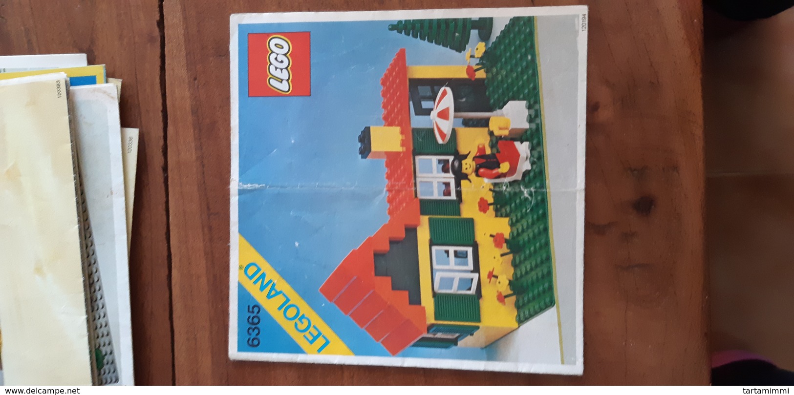 INSTRUCTIONS LEGO BRICKS 6365 ORIGINAL SUMMER COTTAGE HOUSE - Piantine