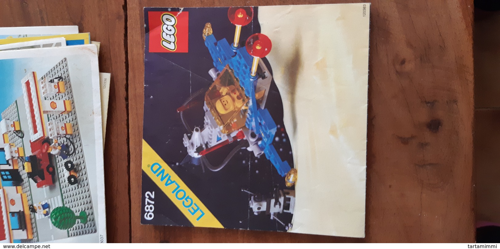 INSTRUCTIONS LEGO BRICKS 6872 ORIGINAL 1985 LUNAR PATROL CRAFT SPACE - Plans