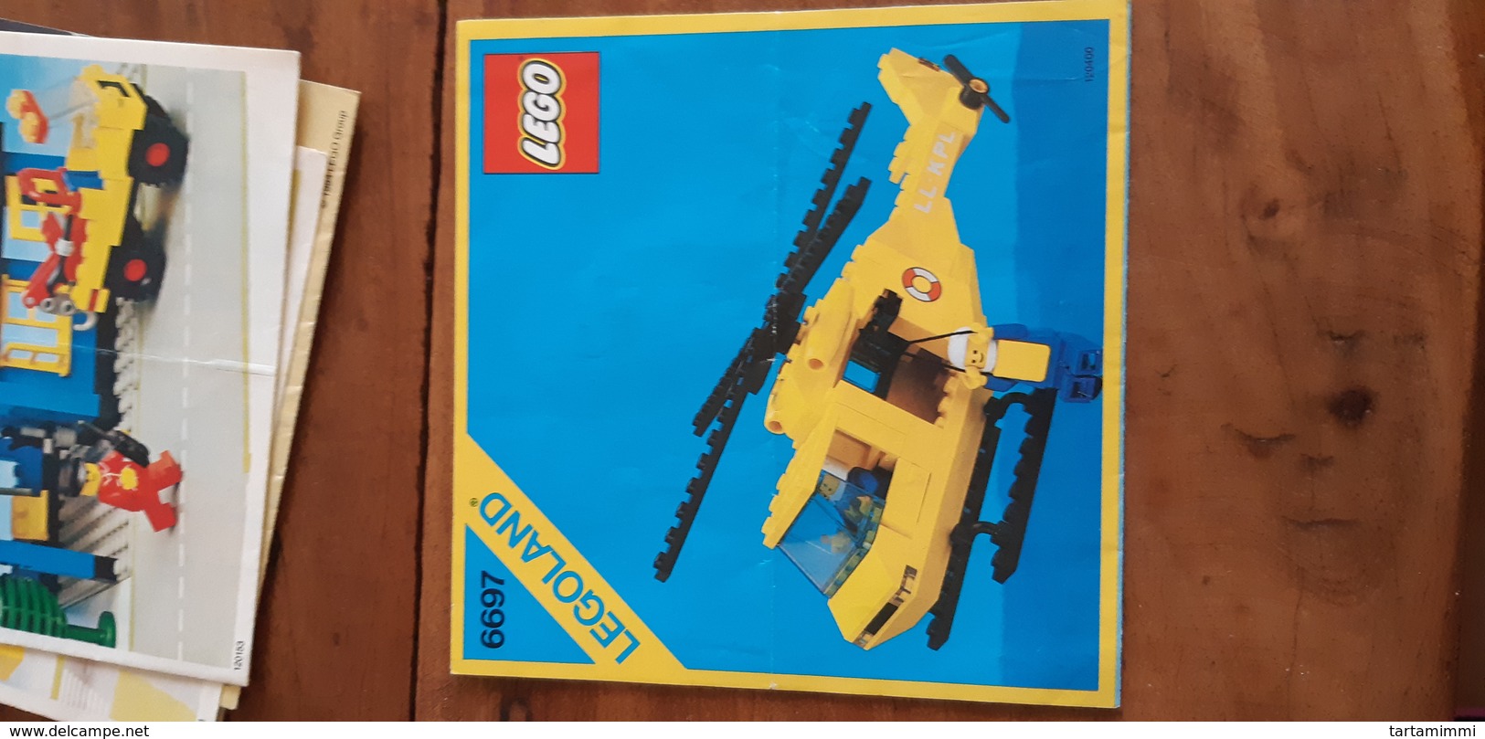 INSTRUCTIONS LEGO BRICKS 6697 ORIGINAL 1985 RESCUE HELICOPTER - Planos