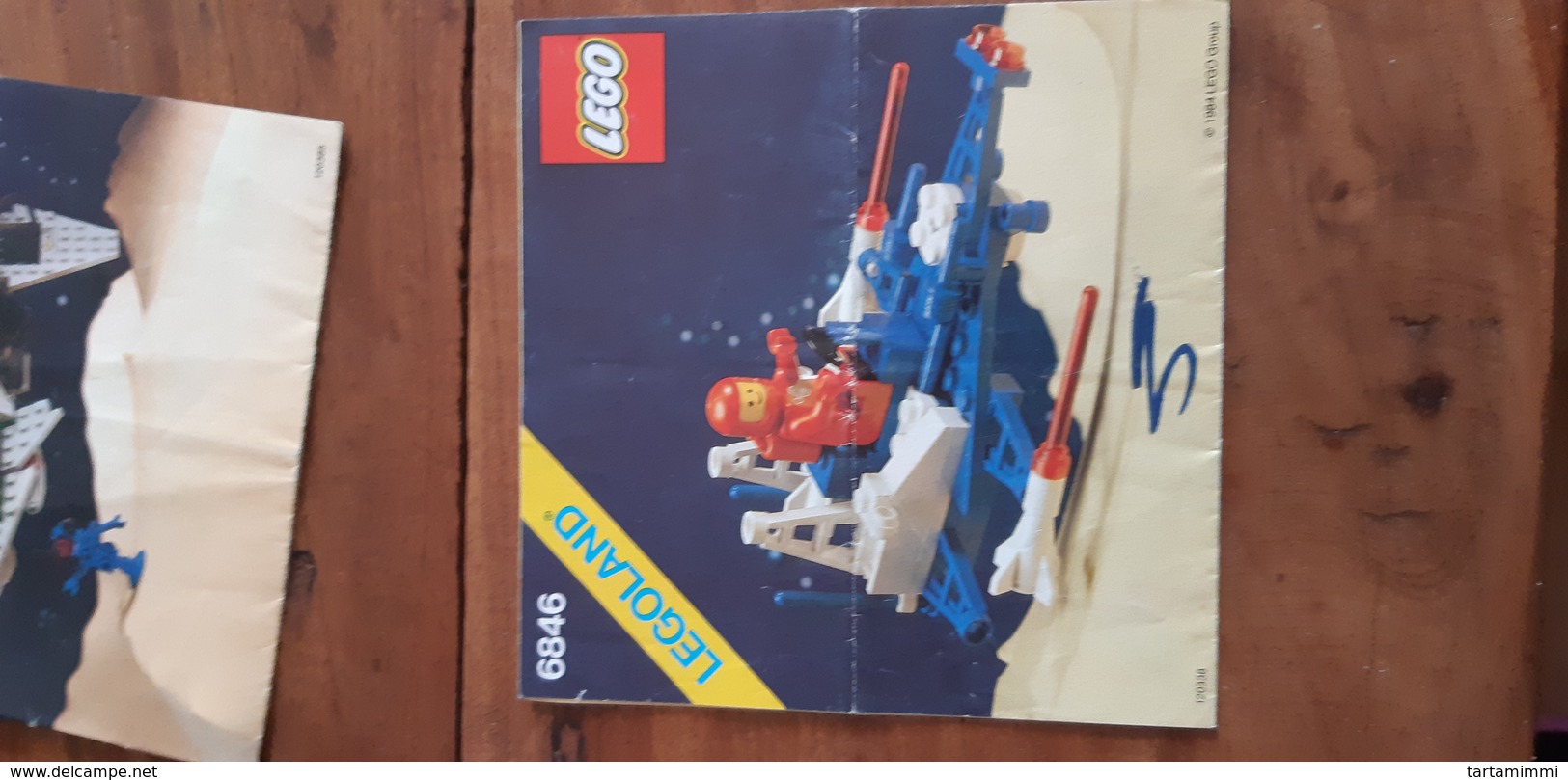 INSTRUCTIONS LEGO BRICKS 6846 ORIGINAL 1984 TRI STAR VOYAGER SPACE - Planos