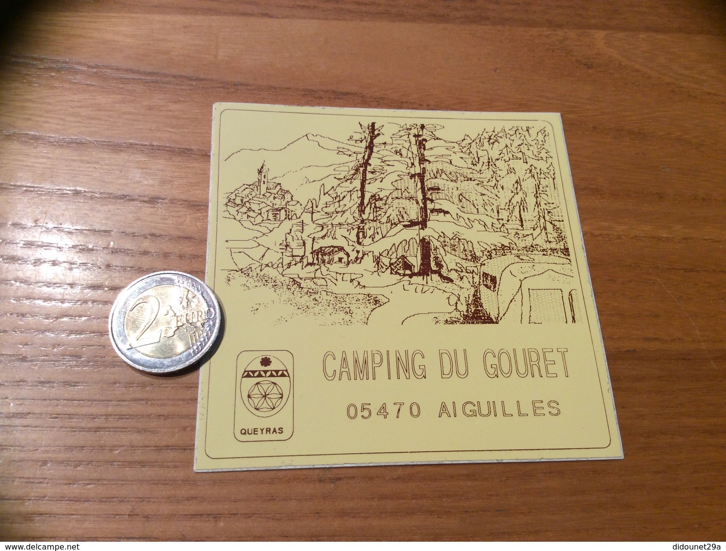 Autocollant, Sticker «CAMPING DU GOURET - QUEYRAS - AIGUILLES (05)» - Pegatinas