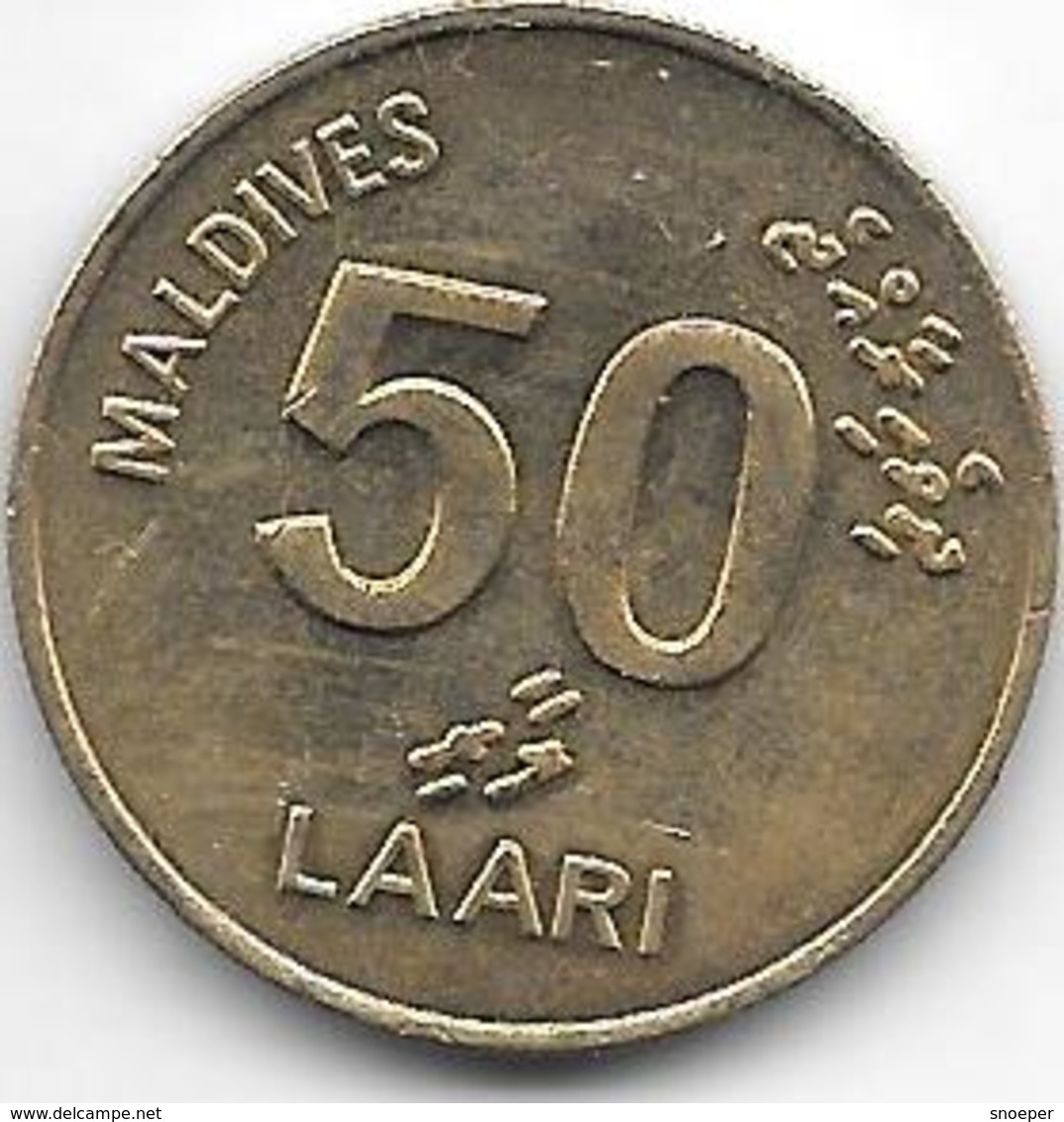 *maldives 50 Laari  1984 Km 72  Unc - Malediven